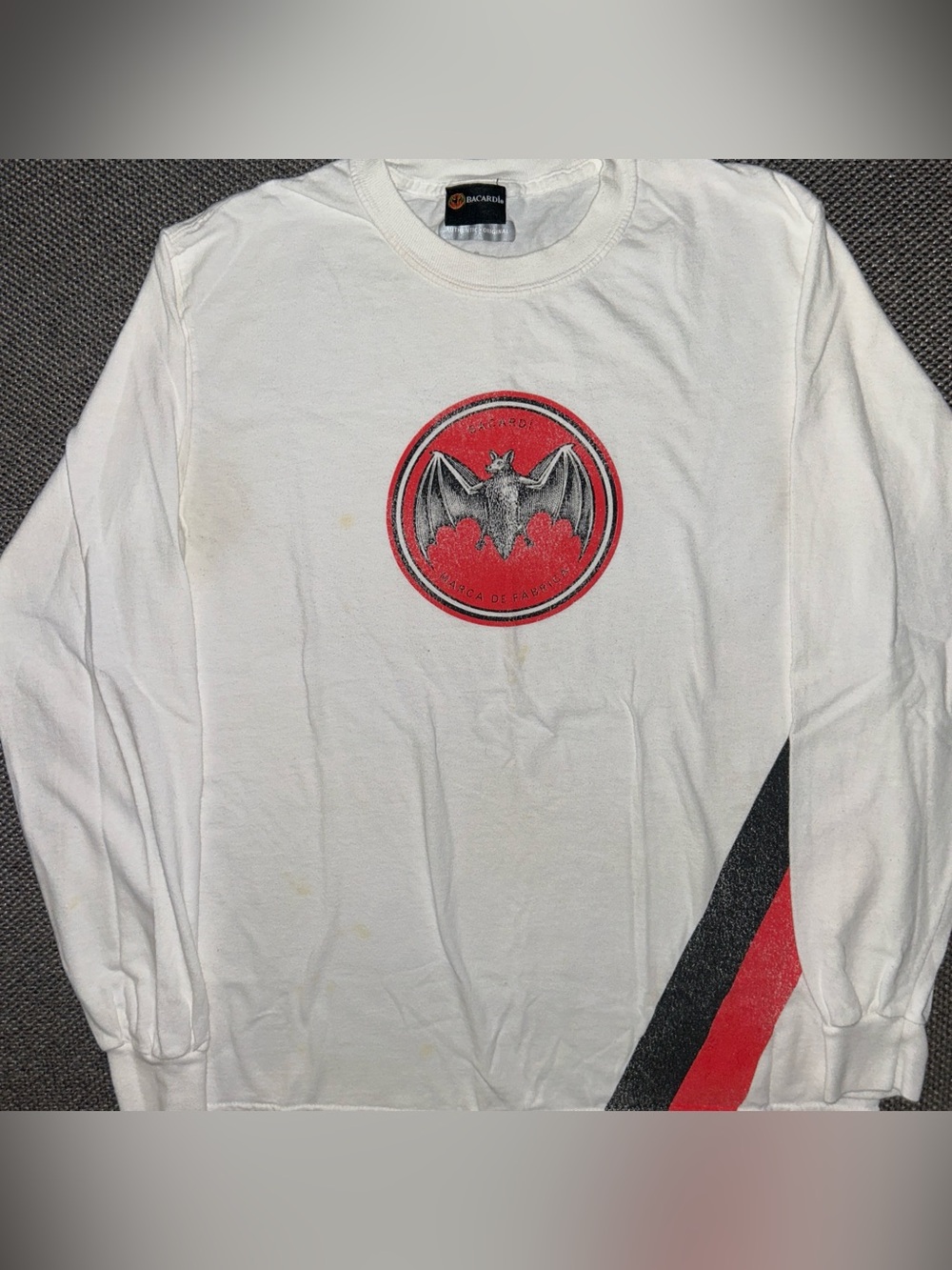 Rare Y2K Bacardi Liquor Long Sleeve Promo Tee - Picture 2 of 7